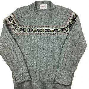Vintage Lord Jeff cable knit sweater